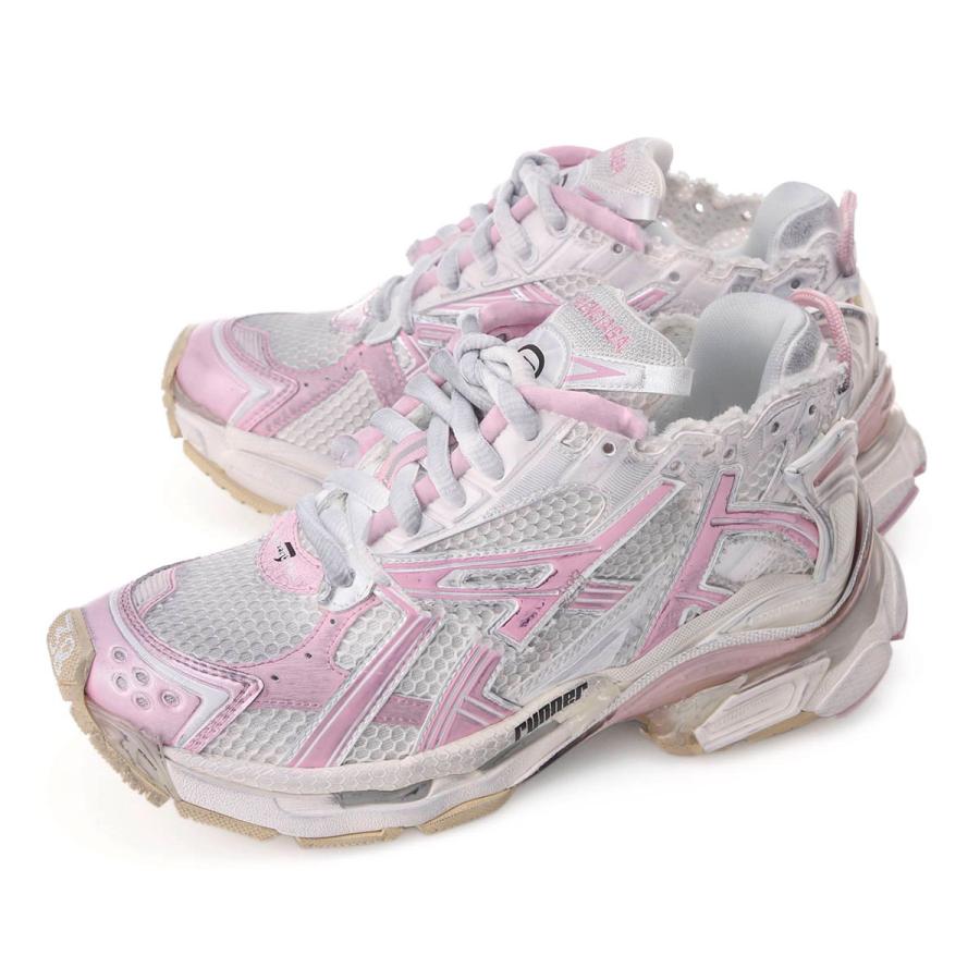 BALENCIAGA / Runner Sneakers/ローカットスニーカー/24.5cm/WHT/677402 BALENCIAGA（バレンシアガ） スニーカー RUNNER ホワイト レディース