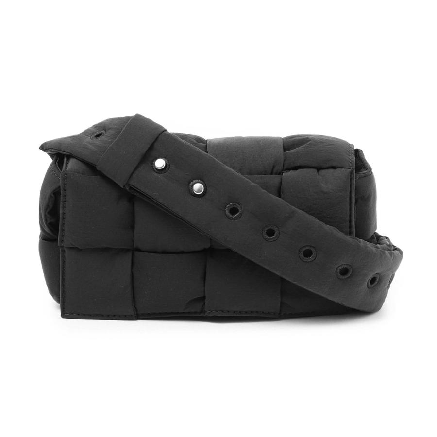 ボッテガヴェネタ BOTTEGA VENETA ベルトバッグ PADDED CASSETTE パデッド カセット クロスボディバッグ ブラック メンズ 679763-vbo80-8803｜mb-y｜03