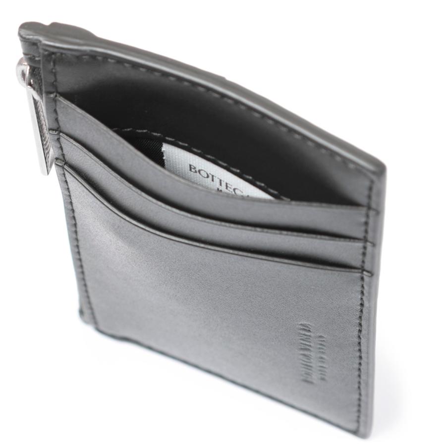 ボッテガヴェネタ ケース　小銭入れ　カード入れ カードケース グレー　名刺 BOTTEGA VENETA（ボッテガ・ヴェネタ） カードケース CASSETE カセット