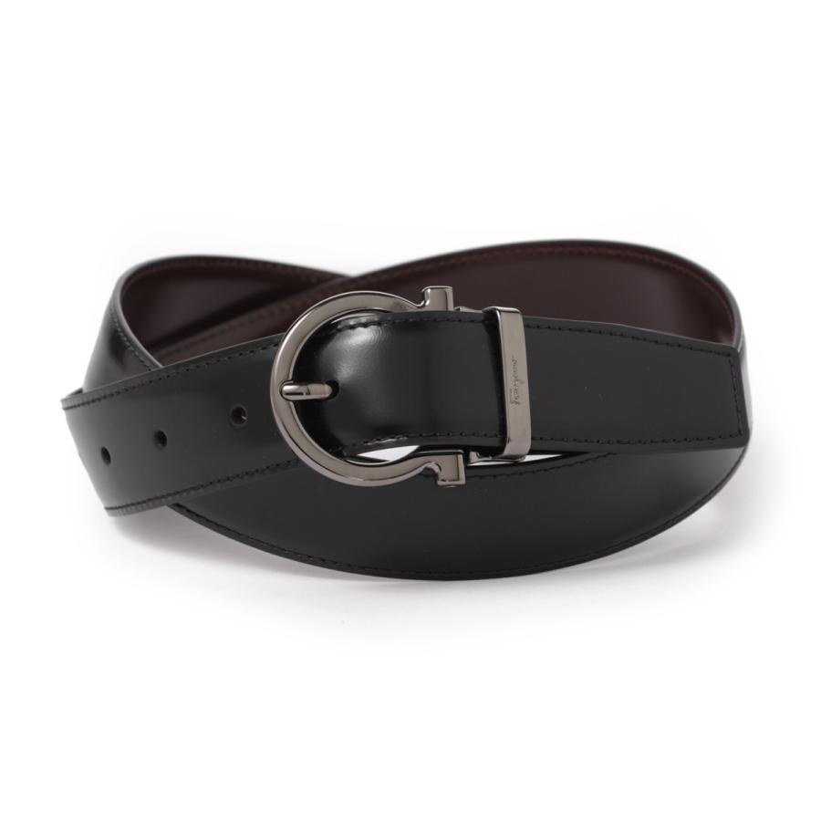 Salvatore Ferragamo フェラガモ　ベルト ブラック レザー ferragam-021_02a1.jpg