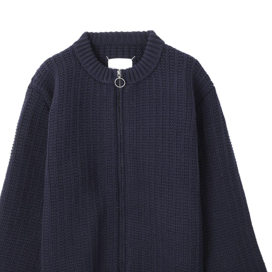 Maison Margiela メゾンマルジェラ ジップアップ カーディガン ブルー