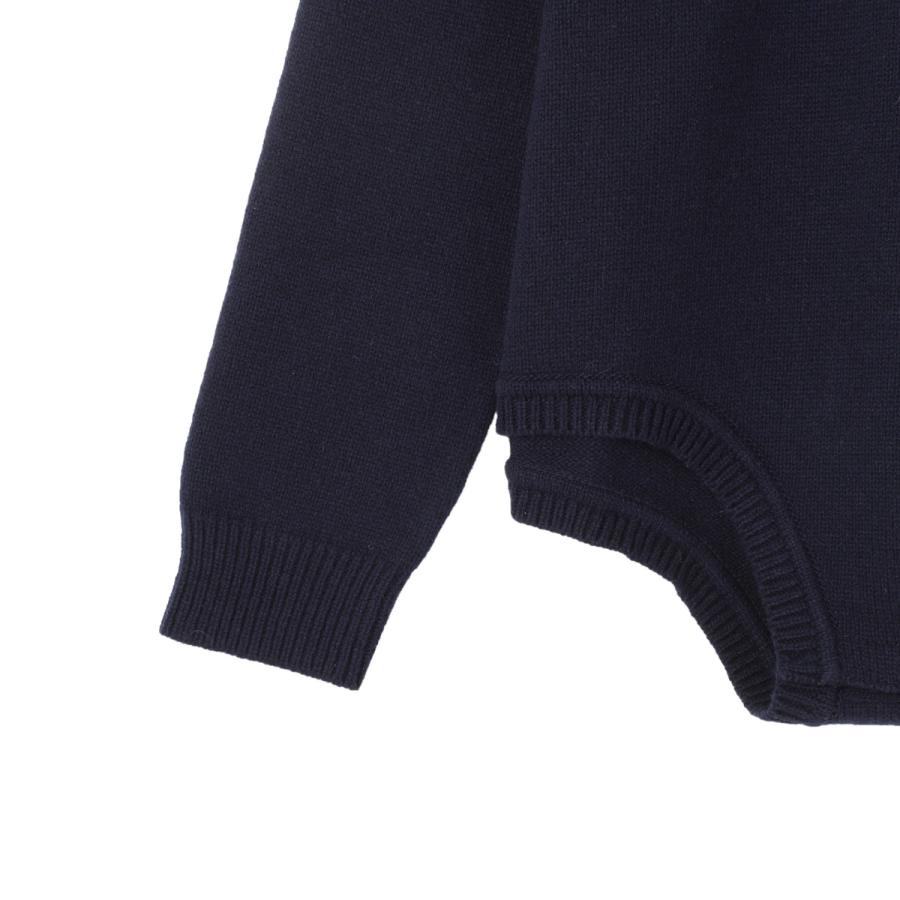 Maison Margiela メゾンマルジェラ Vネック ニット ブルー メンズ