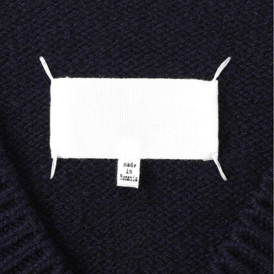メゾンマルジェラ Maison Margiela Vネック ニット ブルー メンズ s67na0021-s18346-511の画像