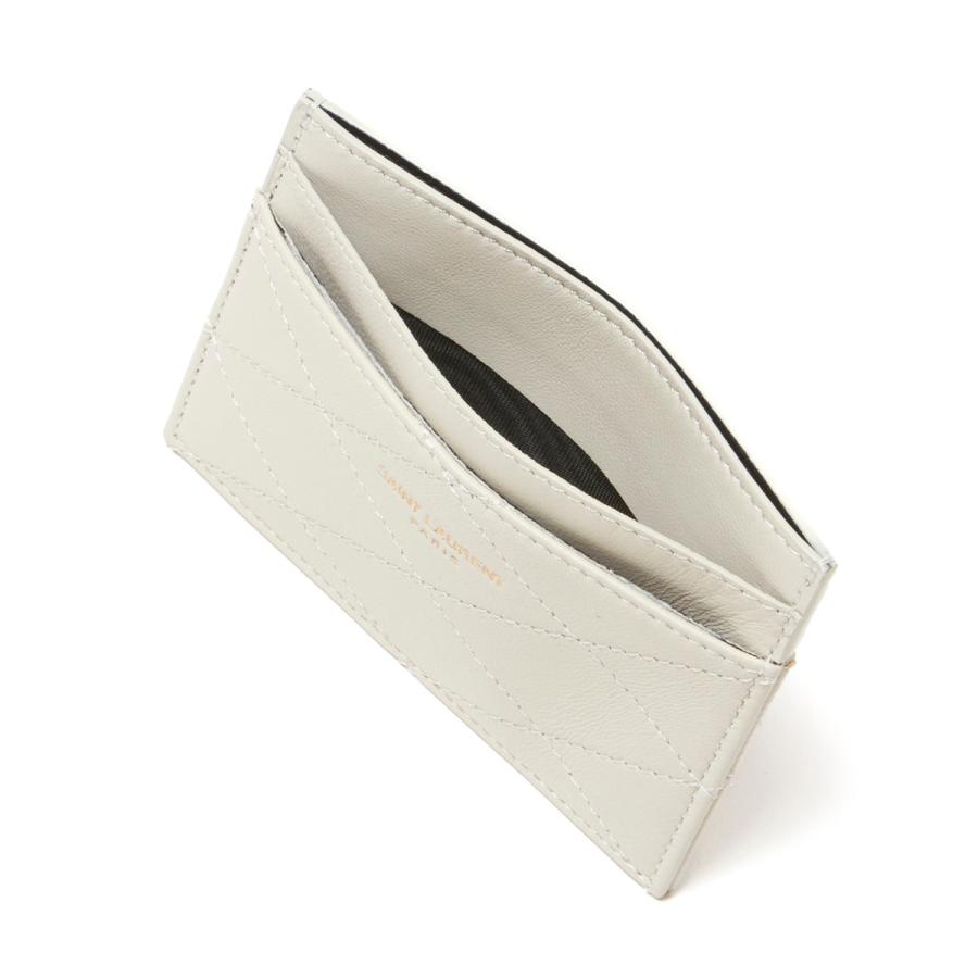 SAINT LAURENT サンローラン カードケース グレー レディース 686750