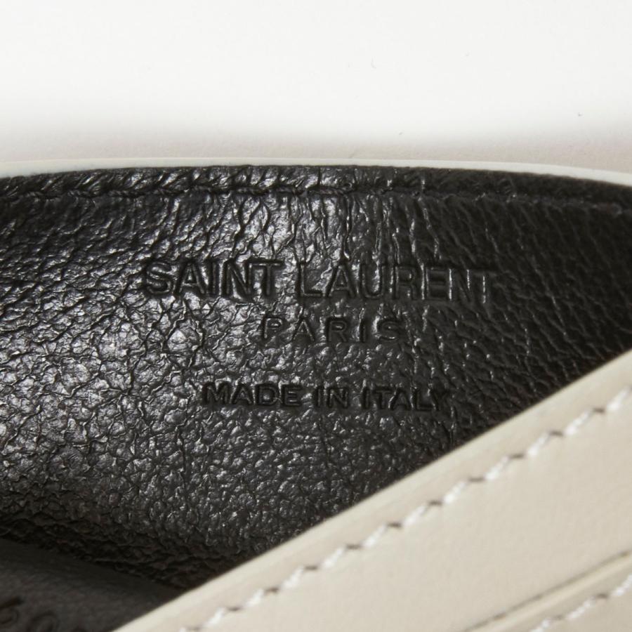 SAINT LAURENT サンローラン カードケース グレー レディース 686750