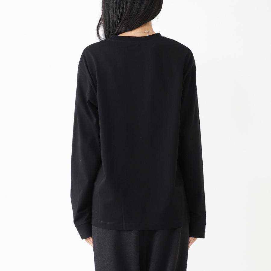 THE ROW(ザロウ) 長袖カットソー サイズS レディース美品  - 黒 AZALEA TOP/クルーネック THE ROW（ザ ロウ） ザ ロウ クルーネック 長袖Tシャツ CILES R TOP