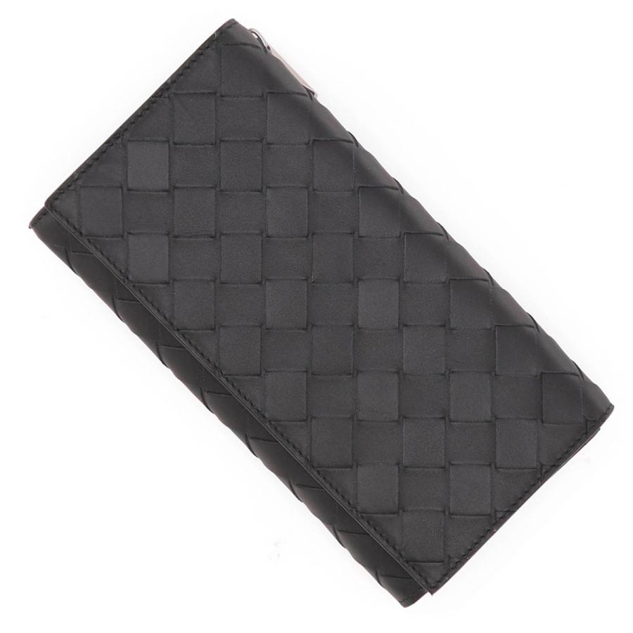 BOTTEGA VENETA（ボッテガ・ヴェネタ） 長財布 小銭入れ付き ブラック