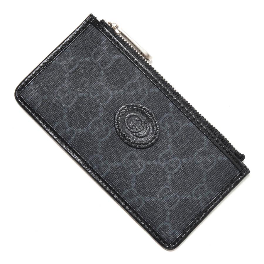 GUCCI グッチ カードケース 小銭入れ付き ブラック メンズ