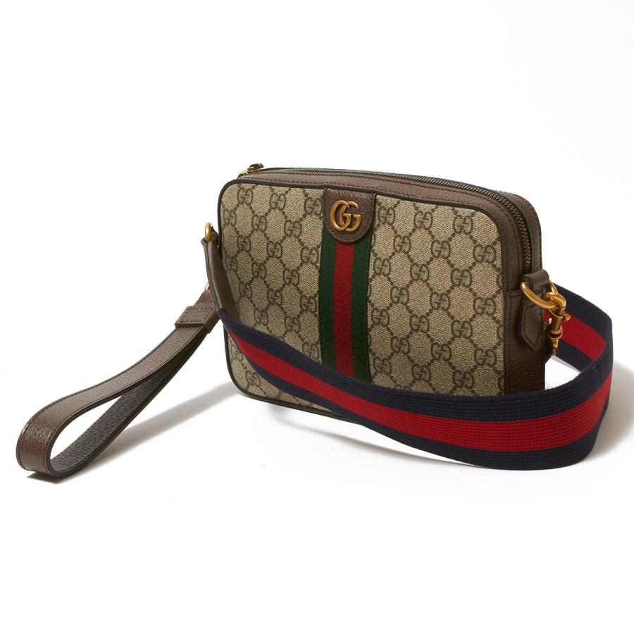 GUCCI ショルダーバッグ GUCCI オフィディア　ショルダー オフィディア〕 ミニ ショルダーバッグ ・ベージュ＆ブラウン GG