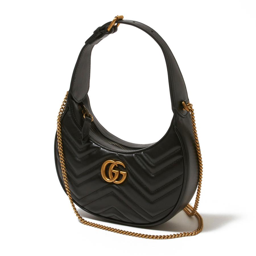 GUCCI（グッチ） ショルダーバッグ GG Marmont ハンドバッグ ブラック