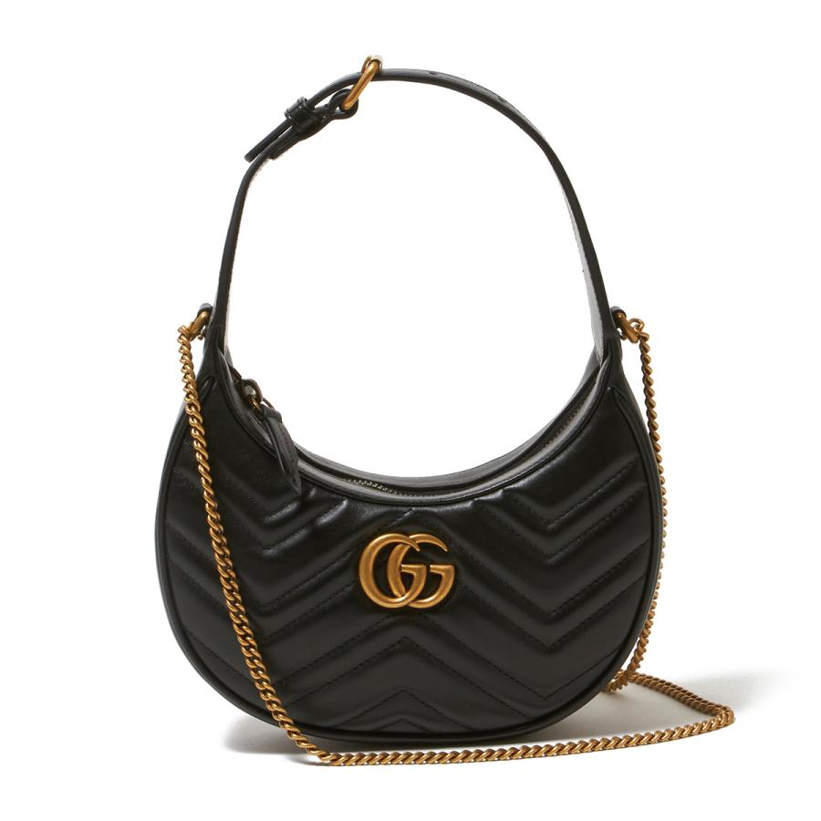 GUCCI（グッチ） ショルダーバッグ GG Marmont ハンドバッグ ブラック