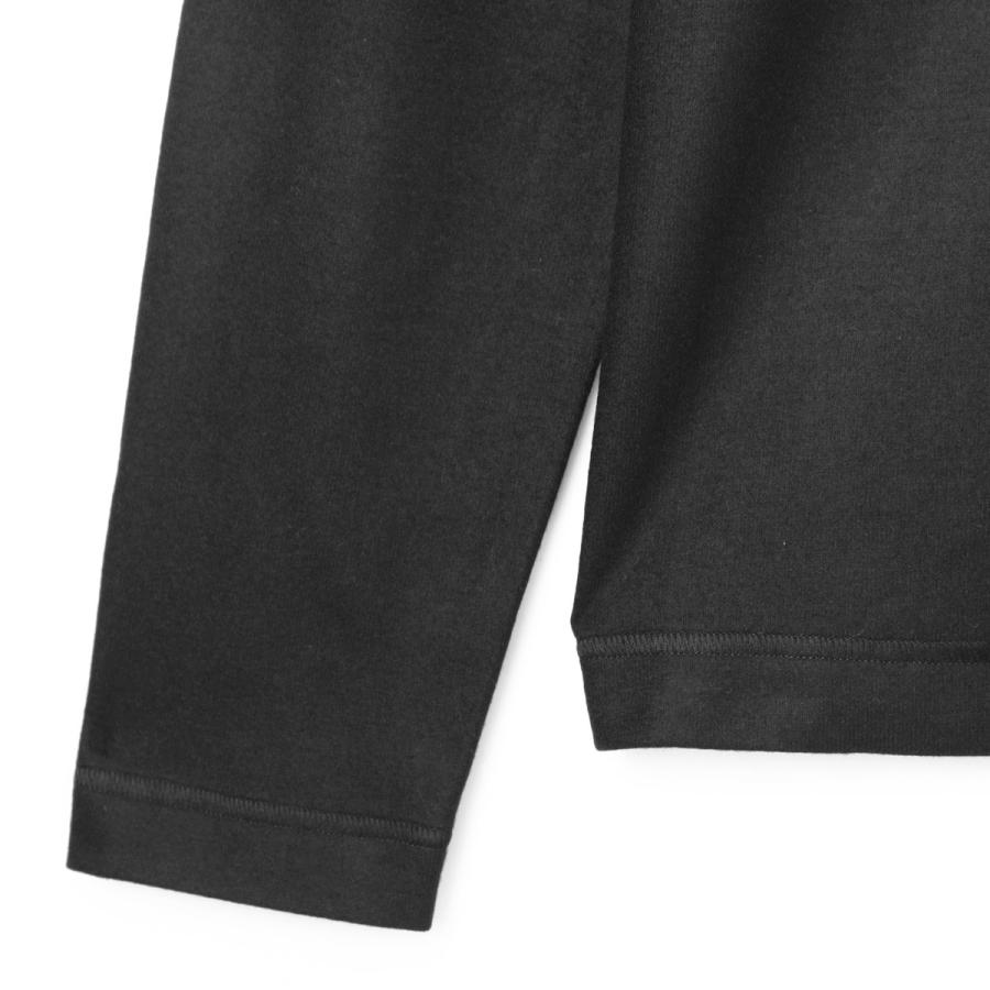 エンポリオアルマーニ ニットポロ 長袖 黒 50 L相当 EMPORIO ARMANI エンポリオアルマーニ ニット 長袖ポロシャツ メンズ