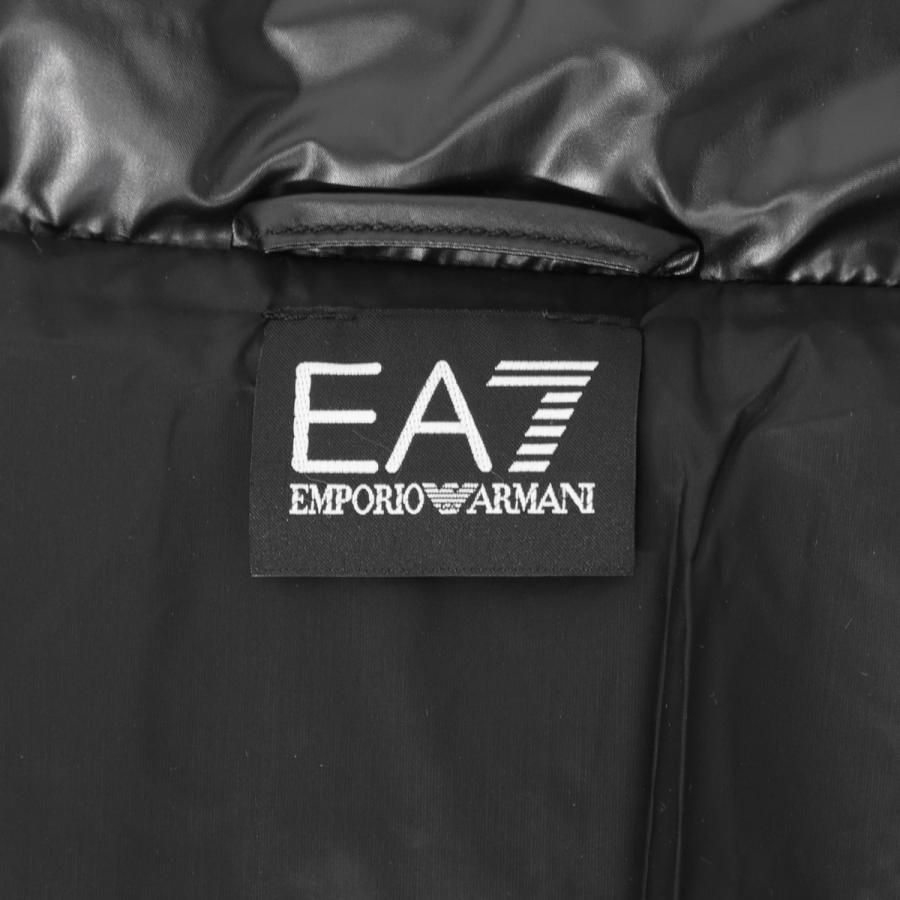 エンポリオアルマーニ EA7 EMPORIO ARMANI ボンバージャケット TRAIN LOGO SERIES M OVERSIZE LOGO JACKET ブラック メンズ 6rpb02-pn3vz-0208｜mb-y｜10