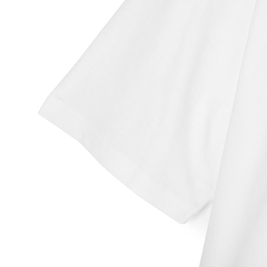 ヴァレンティノガラヴァーニ VALENTINO GARAVANI クルーネックTシャツ COTTON T-SHIRT WITH CHEZ VALENTINO PRINT ホワイト メンズ 6v3mg16papg-a03の画像
