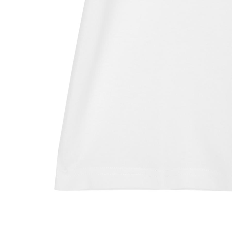 ヴァレンティノガラヴァーニ VALENTINO GARAVANI クルーネックTシャツ COTTON T-SHIRT WITH CHEZ VALENTINO PRINT ホワイト メンズ 6v3mg16papg-a03の画像