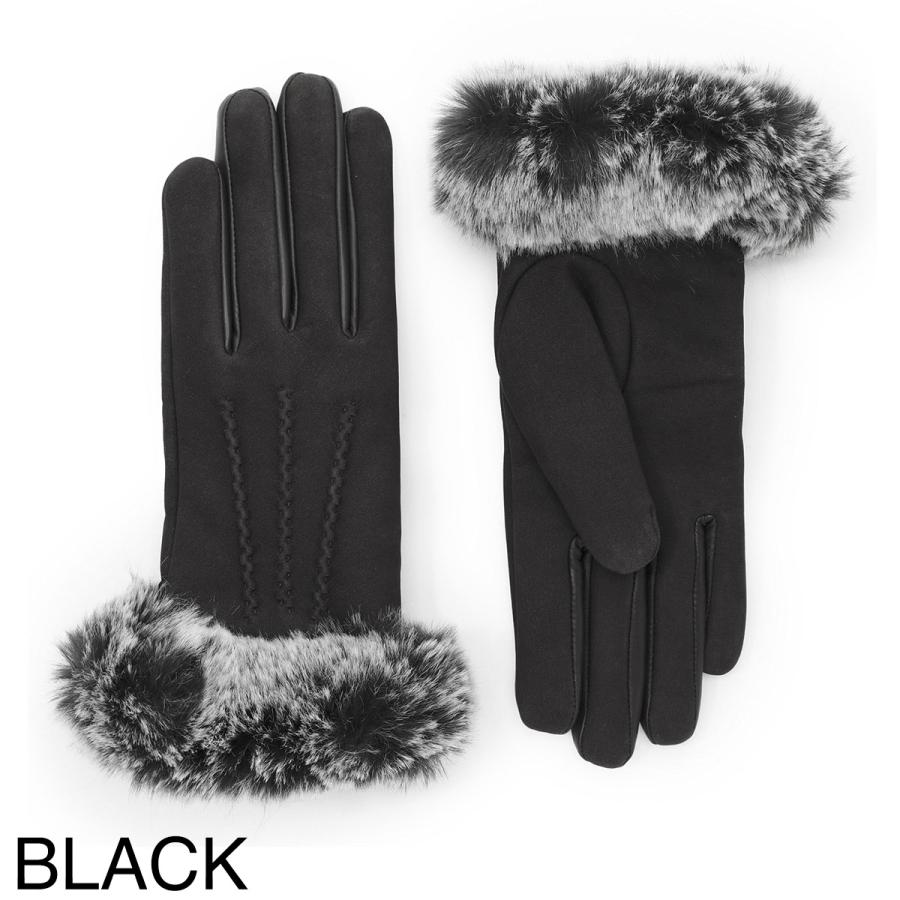 ☆美品☆ デンツ　DENTS レザーグローブ　ブラック　7 1/2 DENTS（デンツ） レザーグローブ WENDY HAIRSHEEP 手袋 レディース 7