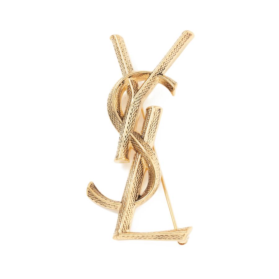 SAINT LAURENT サンローラン ブローチ ゴールド レディース 700582  