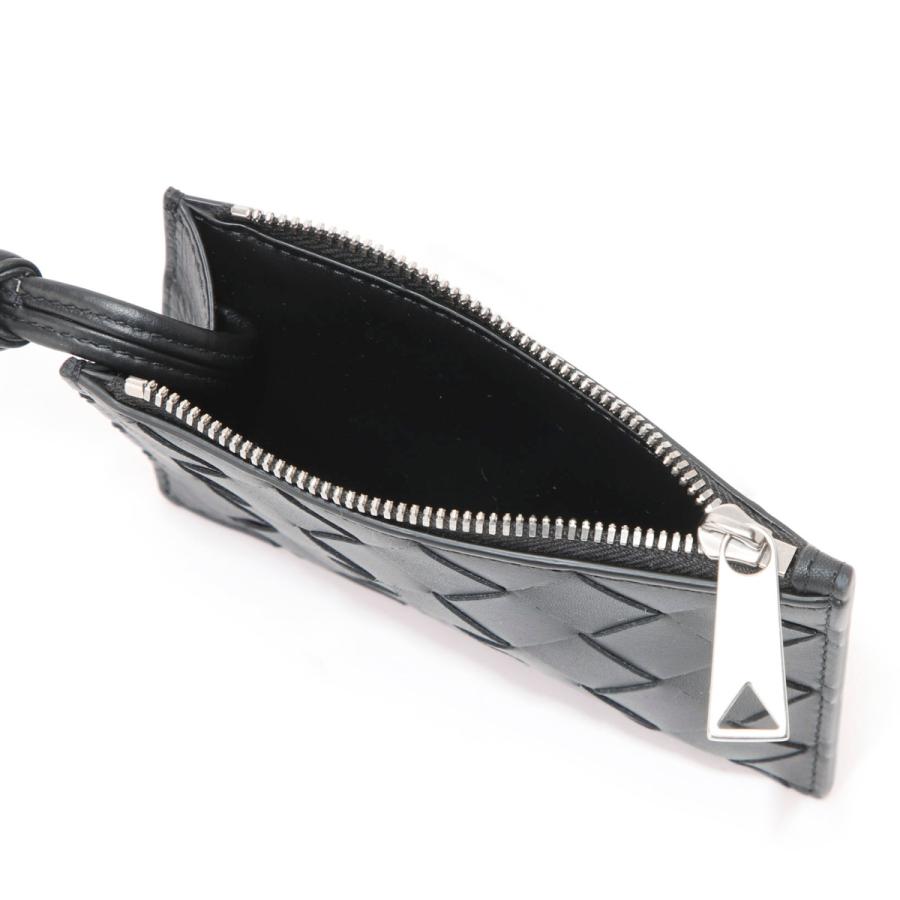 Bottega Veneta ブラックレザーケース　キーケース ボッテガヴェネタ BOTTEGA VENETA キーケース キーリング イントレ