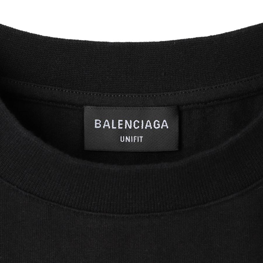 BALENCIAGA（バレンシアガ） クルーネックTシャツ SPORTY B ブラック