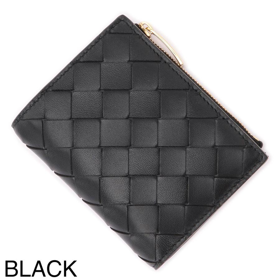 ボッテガヴェネタ　二つ折り財布 ブラックレザー　小銭入れつき 楽天市場】BOTTEGA VENETA ボッテガヴェネタ 二つ折り財布