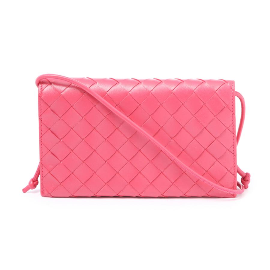 Bottega Veneta レディス ピンク 長財布 本物 ボッテガ