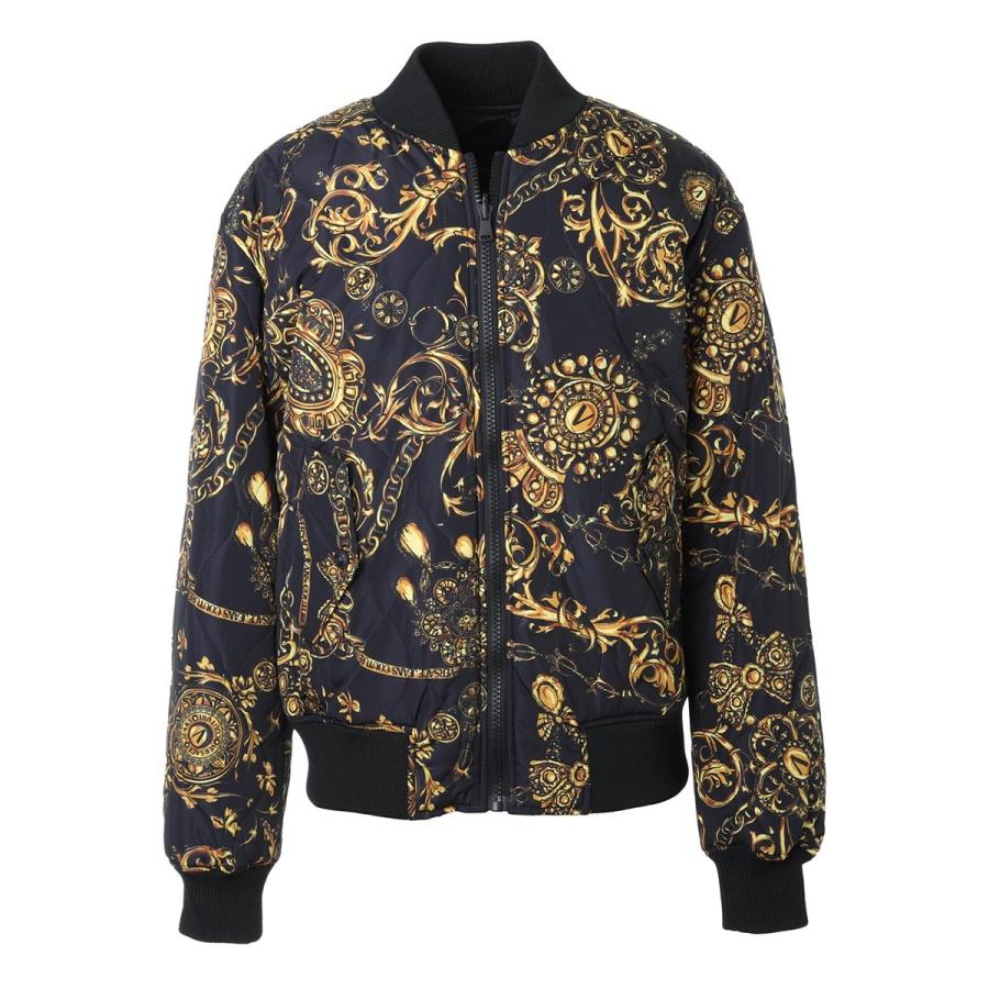 VERSACE JEANS COUTURE 新品 タグ付き 保管傷 総柄ブルゾン-