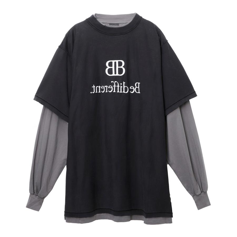 BALENCIAGA（バレンシアガ） クルーネックカットソー ブラック メンズ