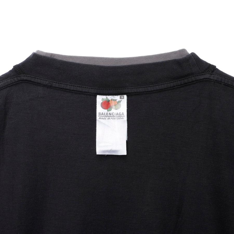 Balenciaga 17aw カットソー 楽天市場】バレンシアガ BALENCIAGA クルーネックカットソー ブラック