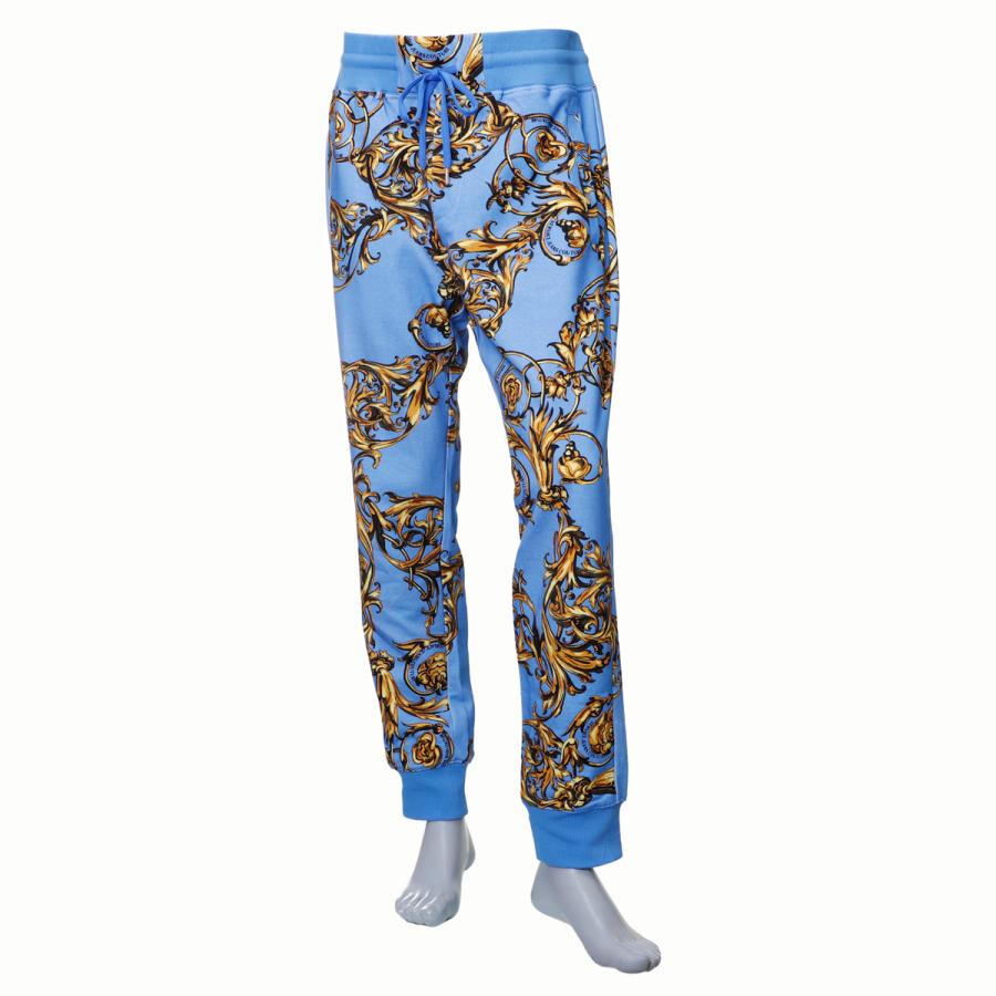 VERSACE ヴェルサーチ　ネイビー スウェットパンツ　青ライン　サイズ4 VERSACE ヴェルサーチェ JEANS COUTURE スウェットパンツ メンズ