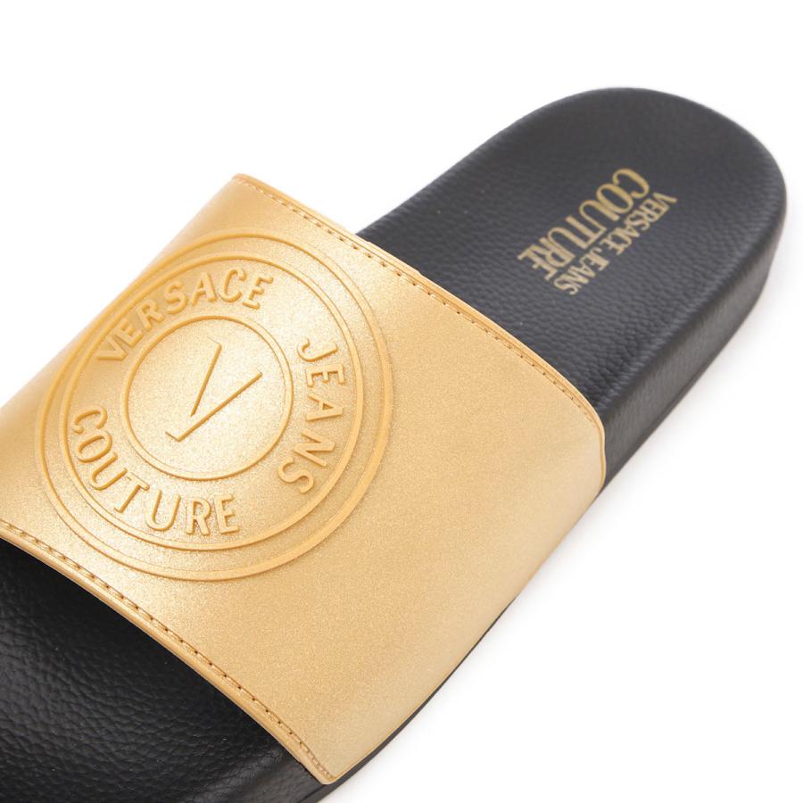 VERSACE ゴールド サンダル 箱付き VERSACE ヴェルサーチェ JEANS COUTURE サンダル 大きいサイズ