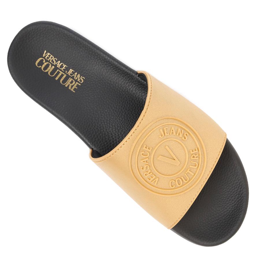 VERSACE ゴールド サンダル 箱付き VERSACE ヴェルサーチェ JEANS COUTURE サンダル 大きいサイズ