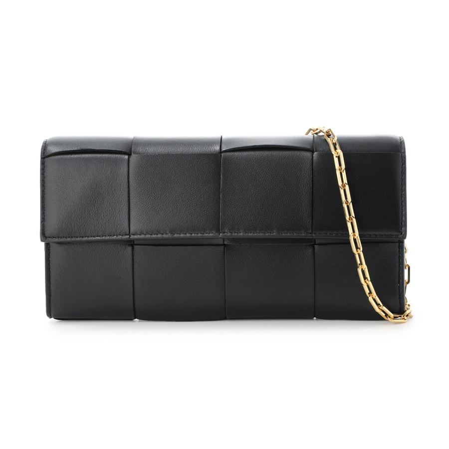 BOTTEGA VENETA（ボッテガ・ヴェネタ） 長財布 小銭入れ付き チェーン 