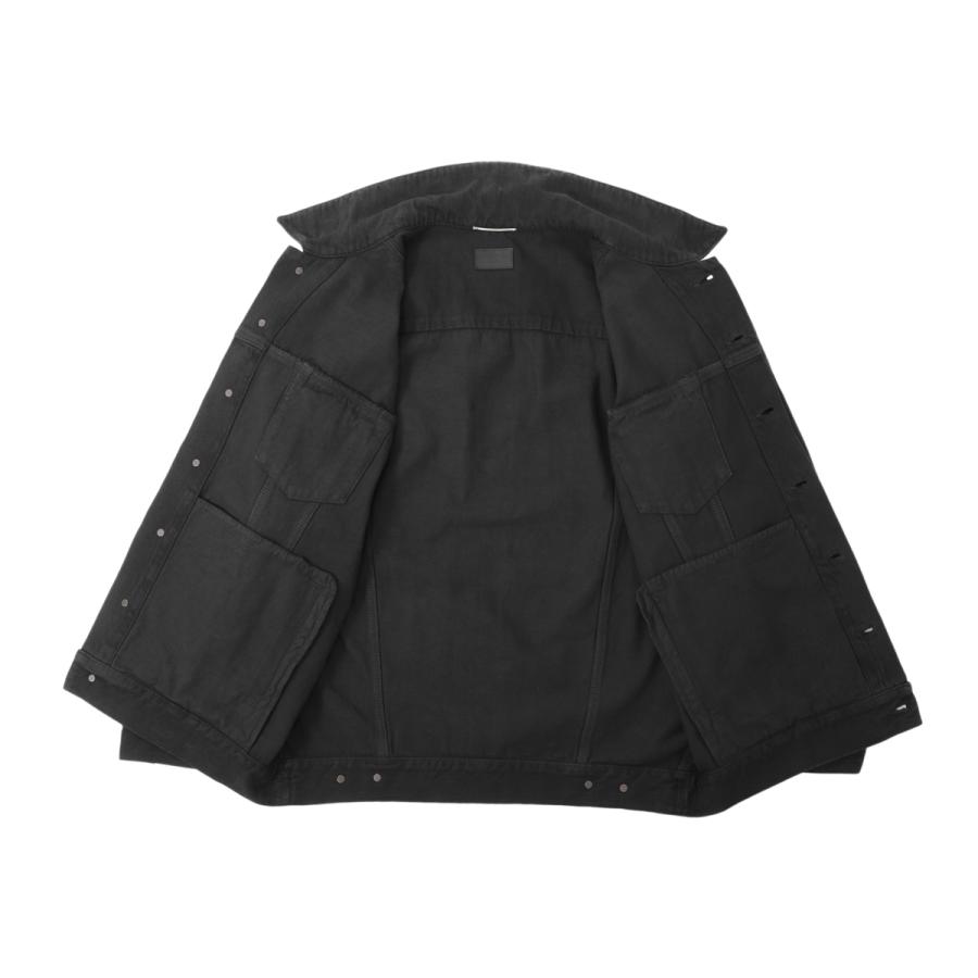 SAINT LAURENT サンローラン デニムジャケット ブラック メンズ 730958