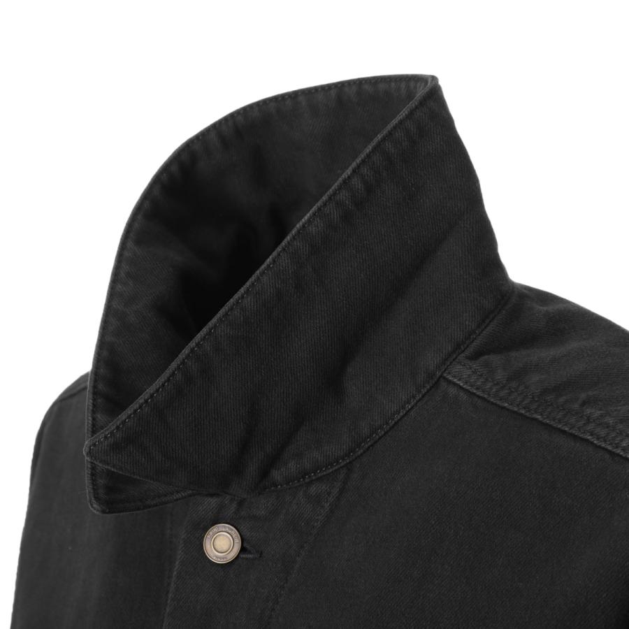 SAINT LAURENT サンローラン デニムジャケット ブラック メンズ 730958