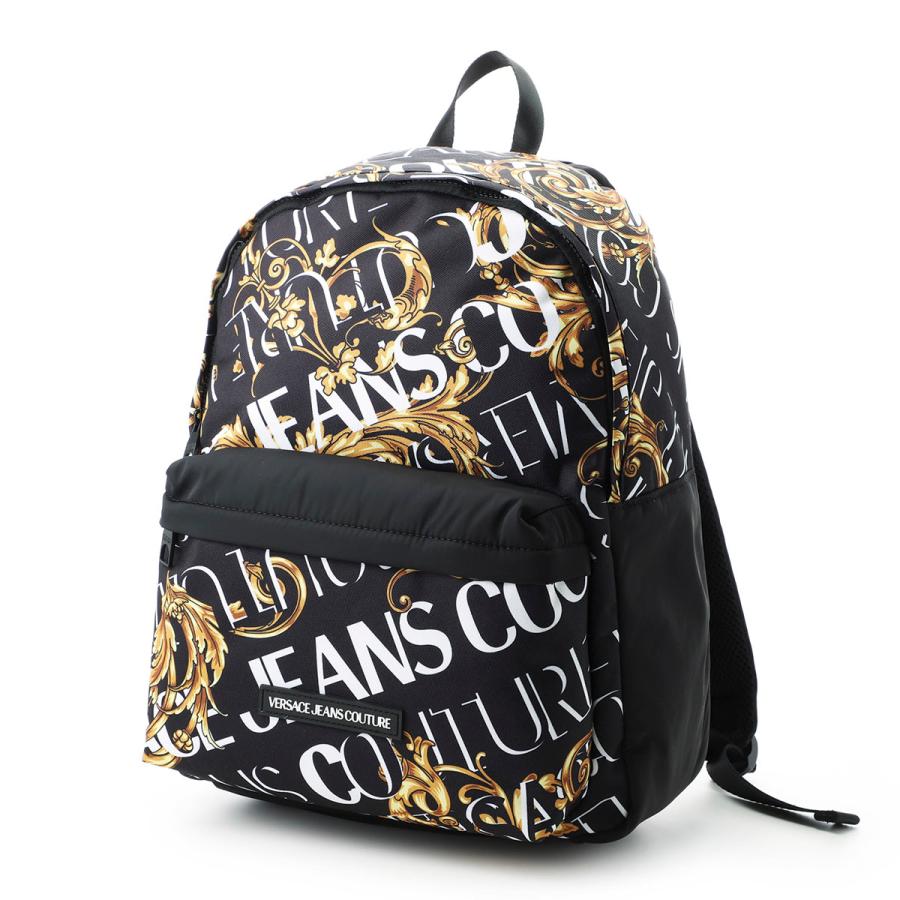 VERSACE ヴェルサーチェ JEANS COUTURE バックパック ブラック VERSACE ヴェルサーチェ JEANS COUTURE バックパック ブラック
