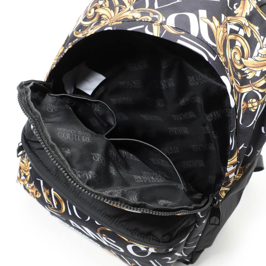 VERSACE ヴェルサーチェ JEANS COUTURE バックパック ブラック