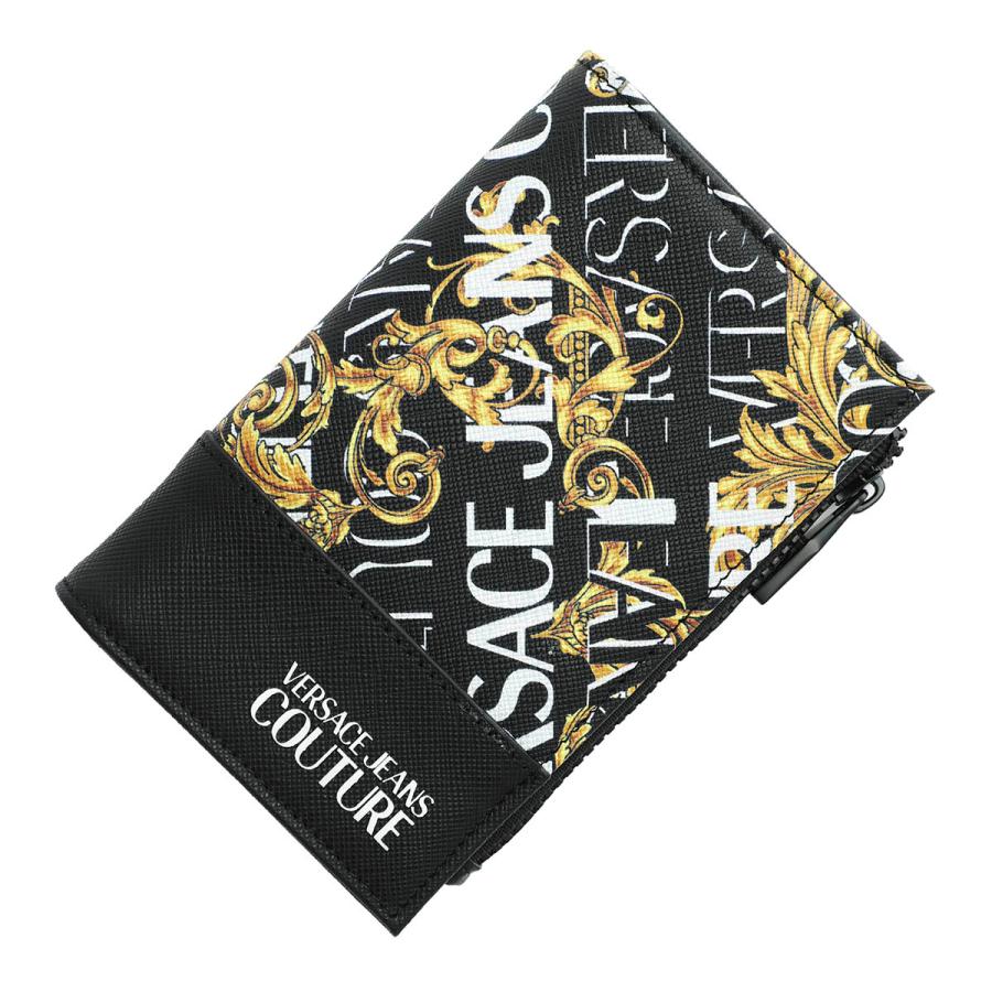 VERSACE ヴェルサーチェ JEANS COUTURE 2つ折り財布 小銭入れ付き 