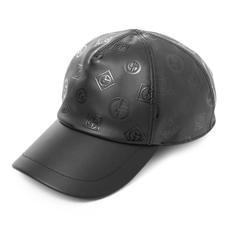 GIORGIO ARMANI ジョルジオアルマーニ キャップ GIORGIO ARMANI ジョルジオアルマーニ ベースボールキャップ ブラック