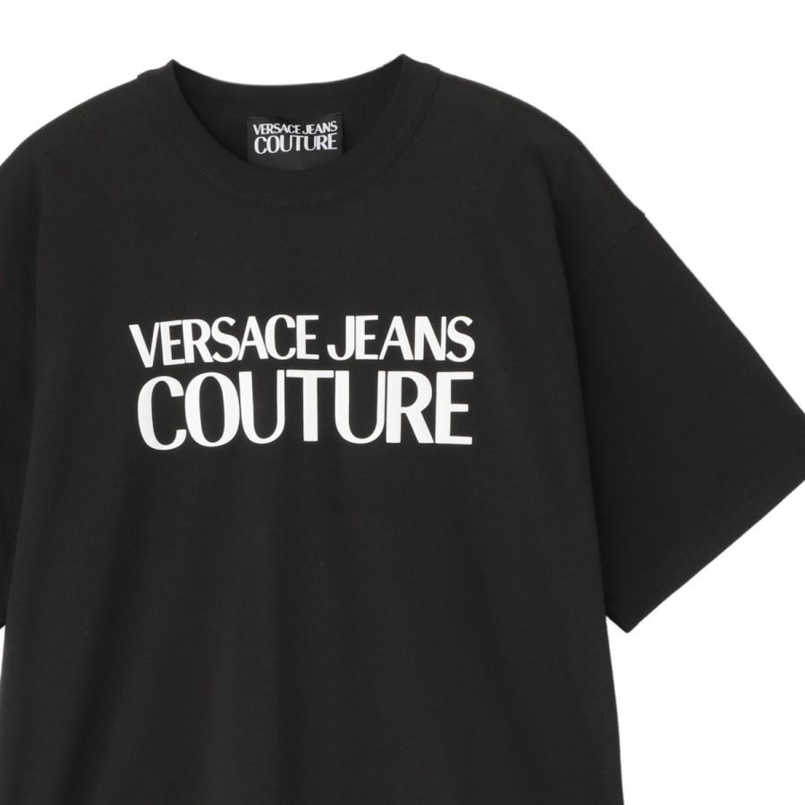 ヴェルサーチェ VERSACE JEANS COUTURE クルーネックTシャツ メンズ 74gaht03-cj00o-l01｜mb-y｜03