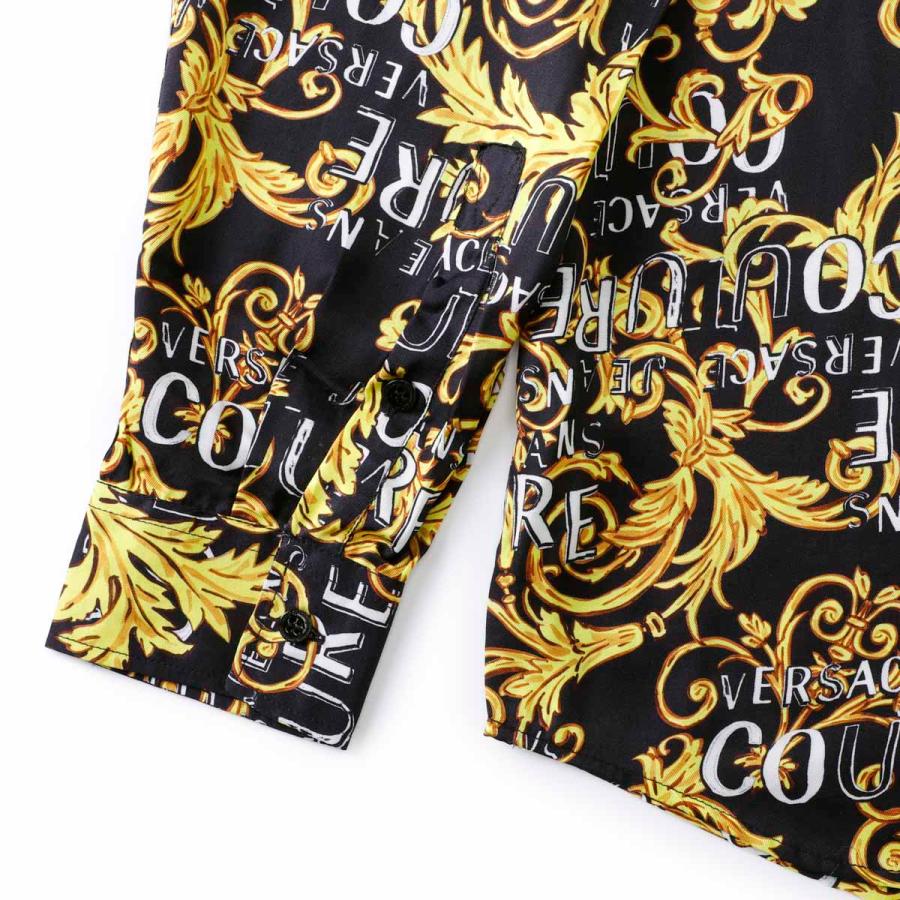 VERSACE ヴェルサーチェ JEANS COUTURE 長袖レギュラーカラーシャツ 総  