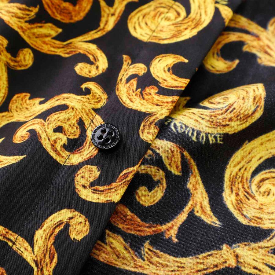 VERSACE ヴェルサーチェ JEANS COUTURE 長袖シャツ 総柄シャツ 