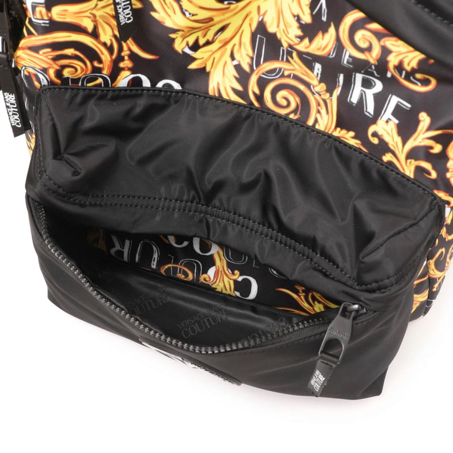【新品未使用】ヴェルサーチ　VERSACE メンズ リュック　メデューサ　金ロゴ 新品未使用】ヴェルサーチ VERSACE メンズ リュック メデューサ