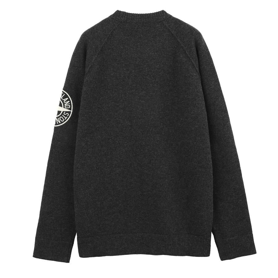 STONE  ストーンアイランド Vネックニット ウォッシュ加工 STONE ISLAND ストーンアイランド Vネックニット ウォッシュ加工