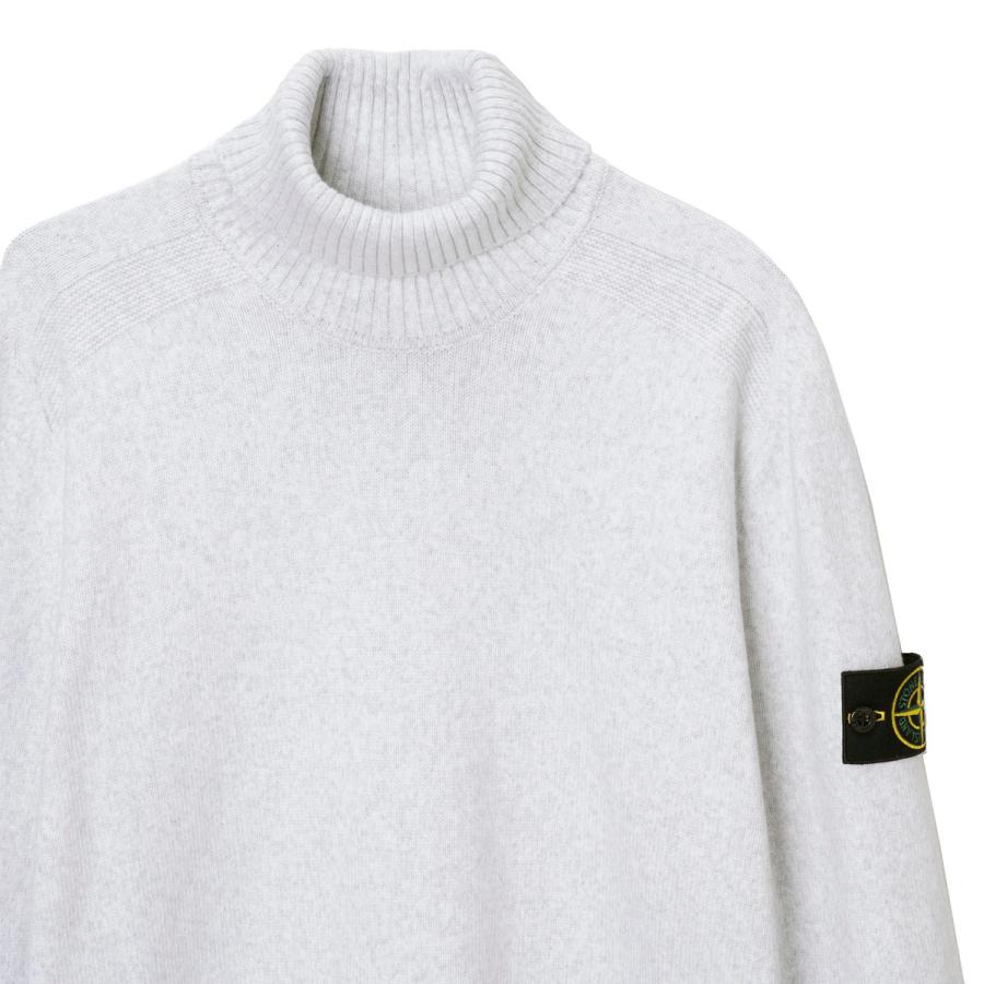 STONE  グレー タートルネックセーター STONE ISLAND（ストーン アイランド） タートルネック ニット セーター