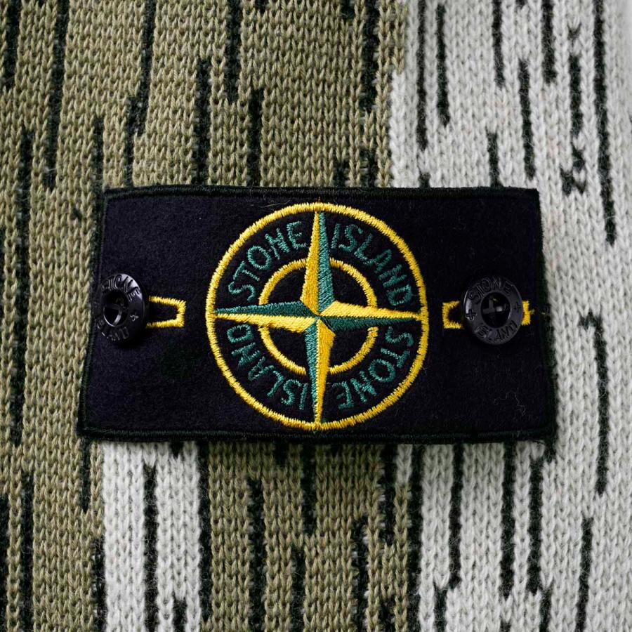 STONE ISLAND ストーンアイランド クルーネック ニット ベージュ STONE ISLAND ストーンアイランド クルーネック ニット ベージュ