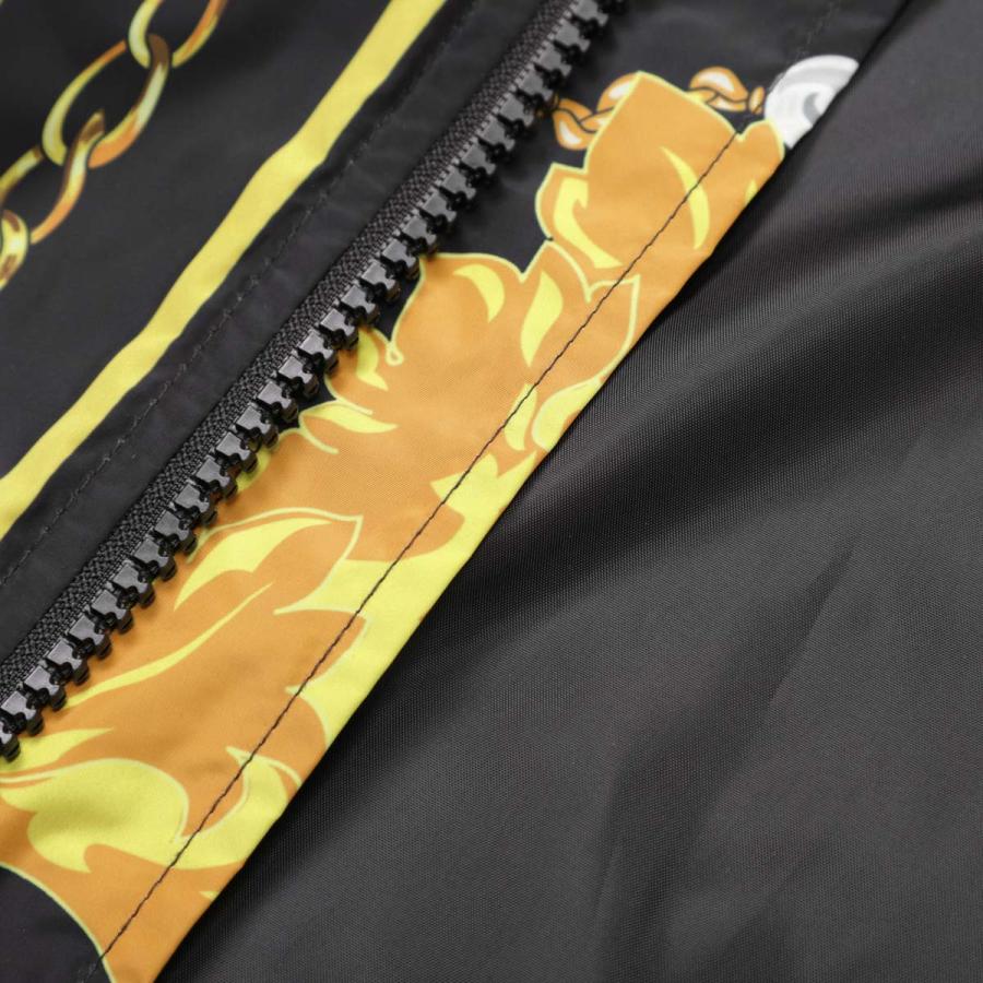 ヴェルサーチェ VERSACE JEANS COUTURE フーデッド ブルゾン ブラック 