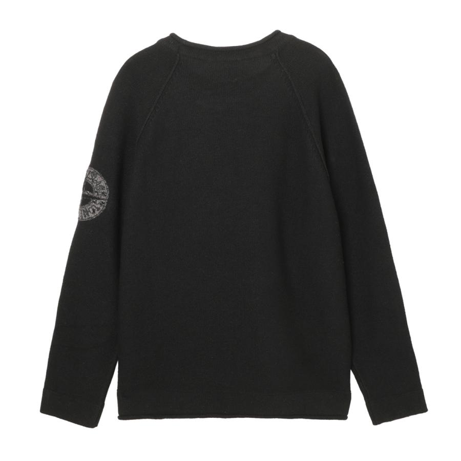 STONE ISLAND ストーンアイランド クルーネックニット ブラック メンズ 