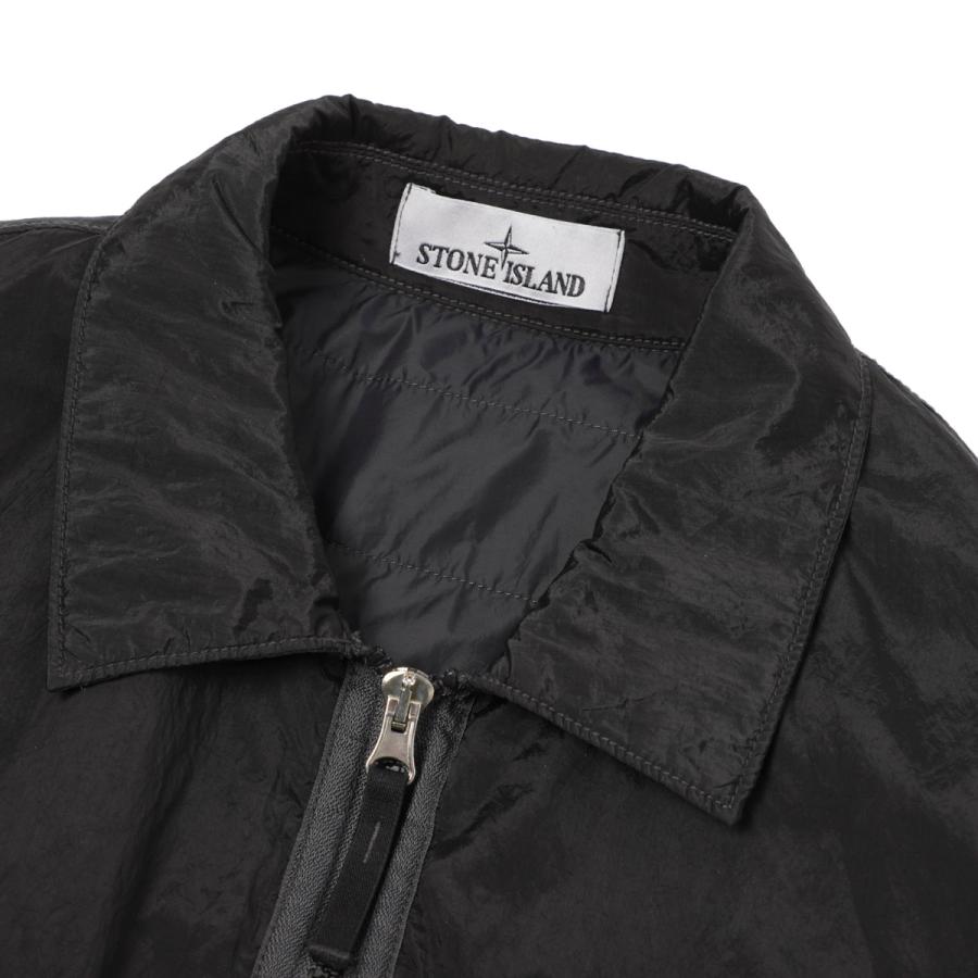 STONE ISLAND（ストーン アイランド） 中綿入りブルゾン ブラック