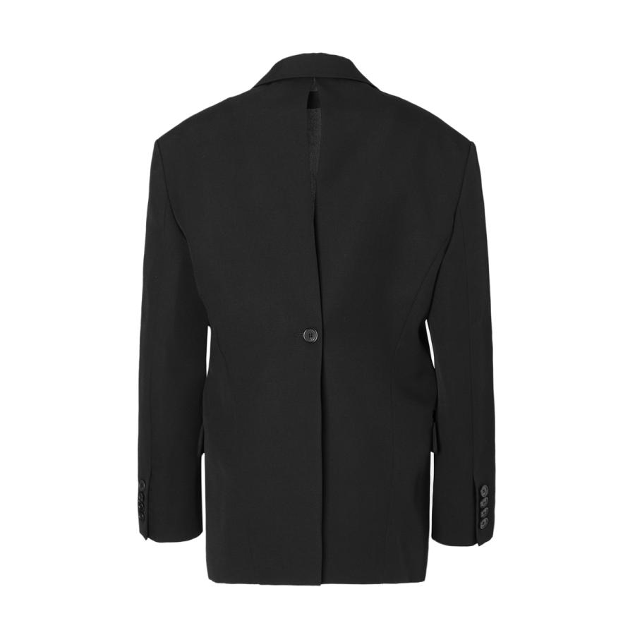 ザ ロウ THE ROW 2つボタン ジャケット VIPER JACKET シングルジャケット ブラック レディース 7731-w2763-blkの画像