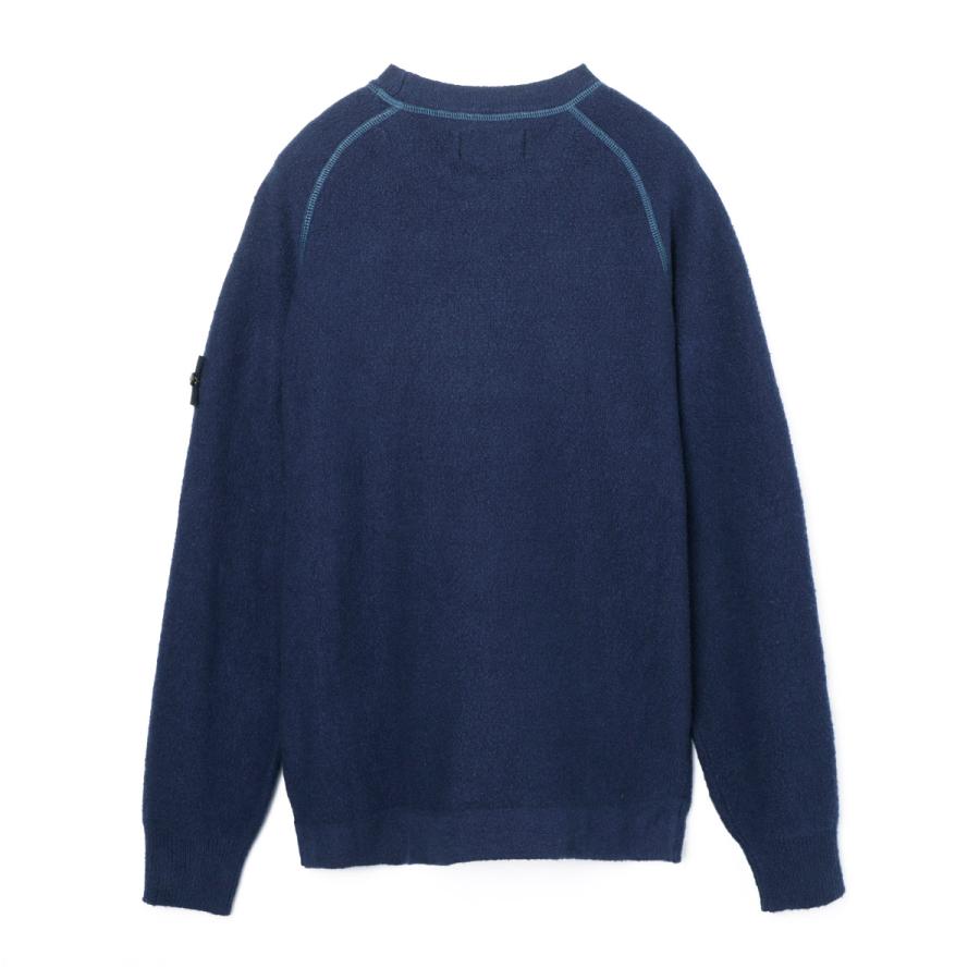 ストーンアイランドクルーネックニットセーターネイビーXL